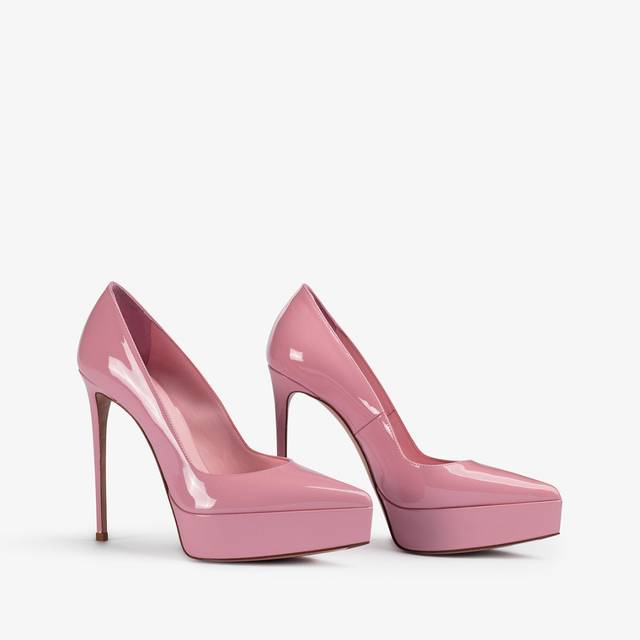 Le Silla Décolleté con plateau vernice rosa dea Moda