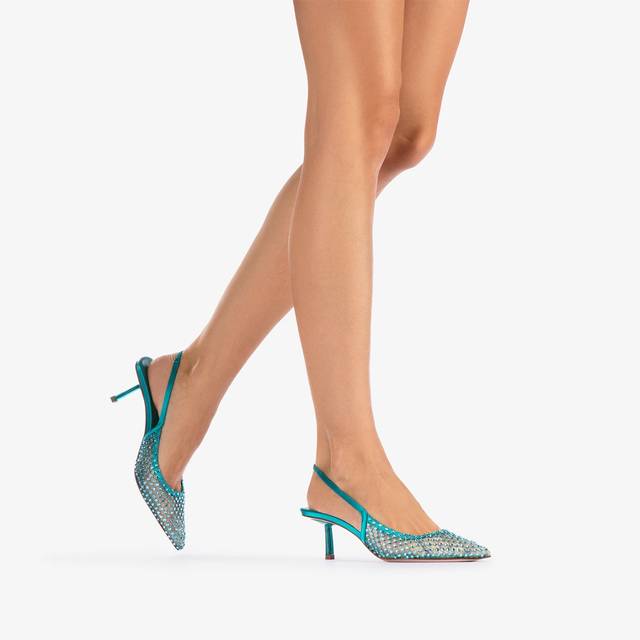 Le Silla Slingback gioiello rete verde procida Vendita