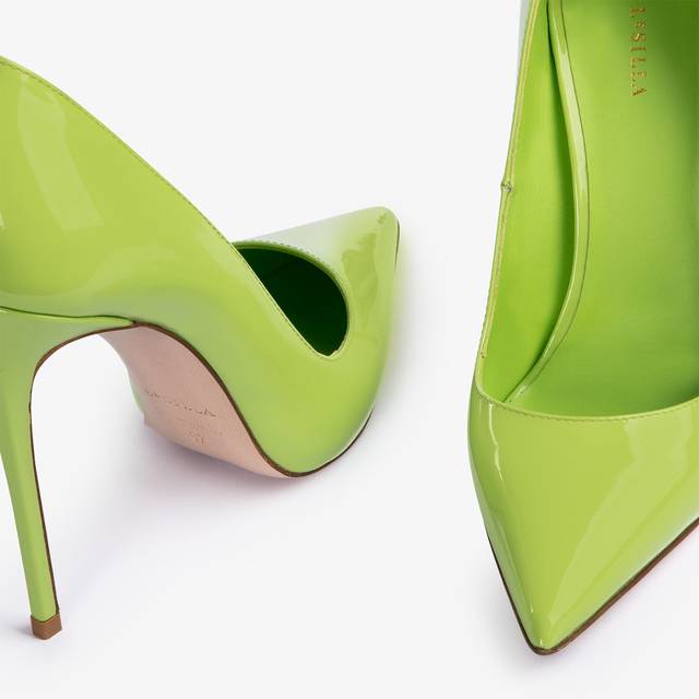 Le Silla Décolleté vernice verde apple Nuovo