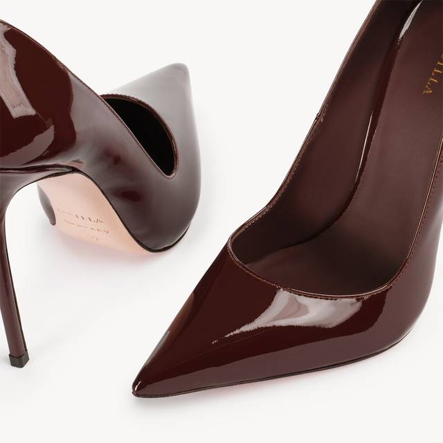 Le Silla Décolleté vernice marrone fondente Fino Al -60%