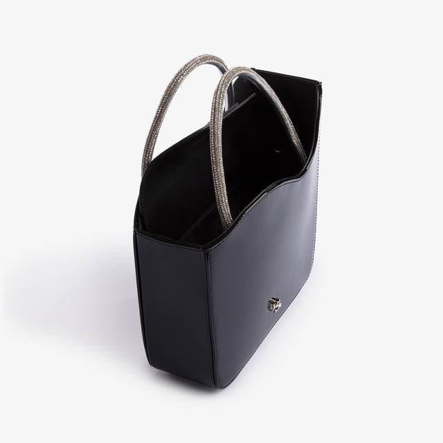 Le Silla Small bag vernice nera e Cristalli Sottocosto