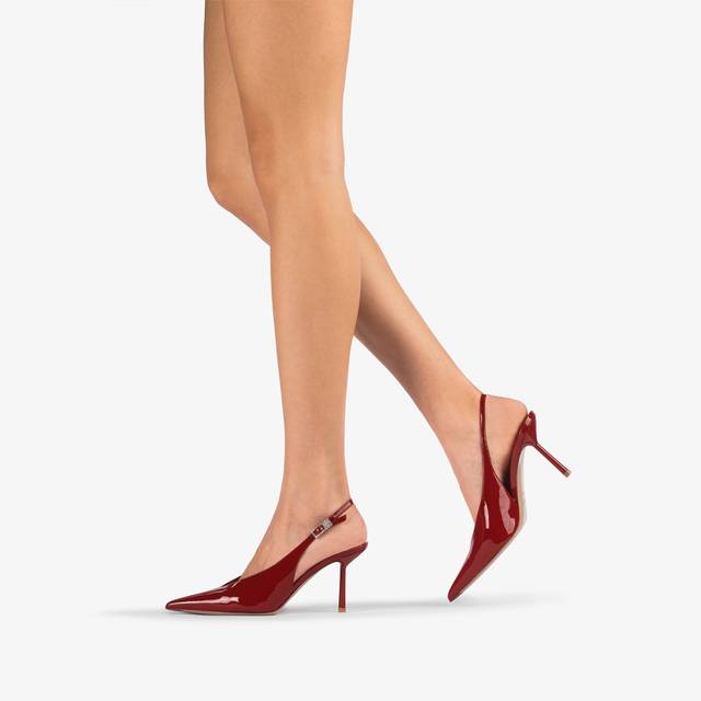 Le Silla Slingback vernice rossa Saldi