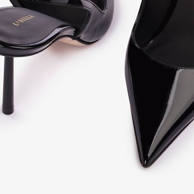 Le Silla Slingback vernice nera Negozio online di fabbrica