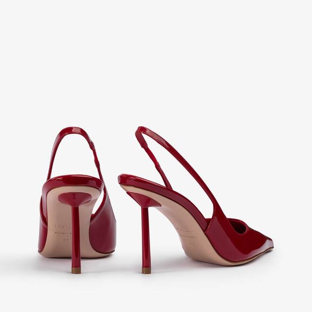 Le Silla Slingback vernice rossa Nuova