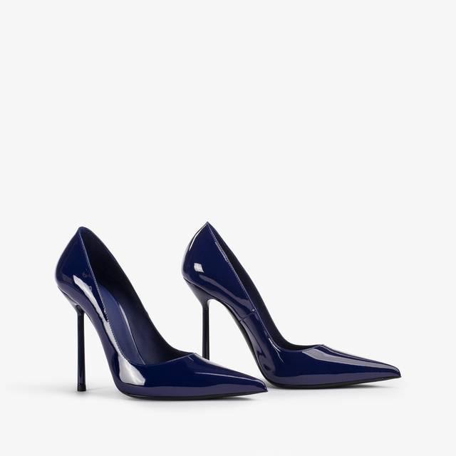 Le Silla Décolleté vernice blu lazuli Nuovo