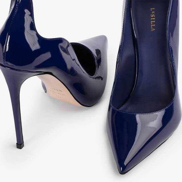 Le Silla Décolleté vernice blu lazuli Qualità