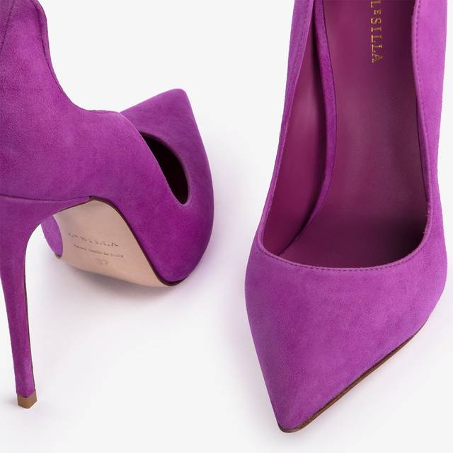 Le Silla Décolleté camoscio lavanda darling Offerta San Valentino