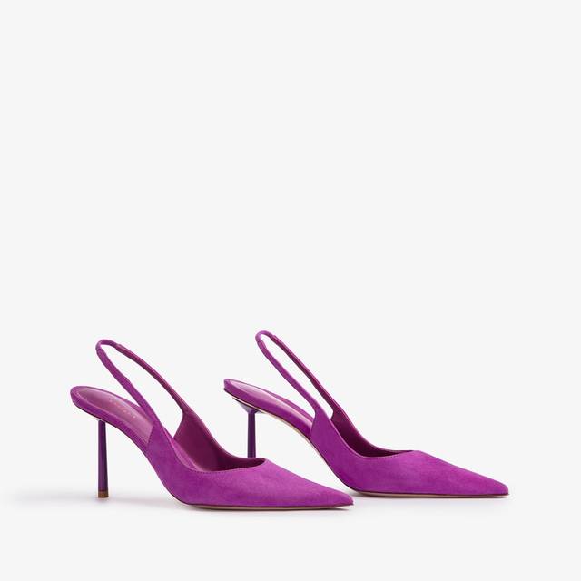 Le Silla Slingback camoscio lavanda darling Fino Al -60%