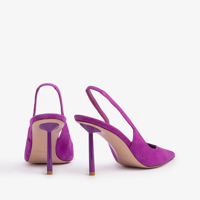 Le Silla Slingback camoscio lavanda darling Fino Al -60%