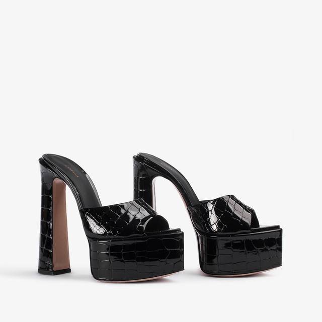 Le Silla Sandalo mule con plateau stampa cocco nero Affare Del Giorno