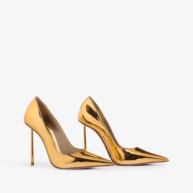 Le Silla Décolleté metallizzata oro pepita Offerta