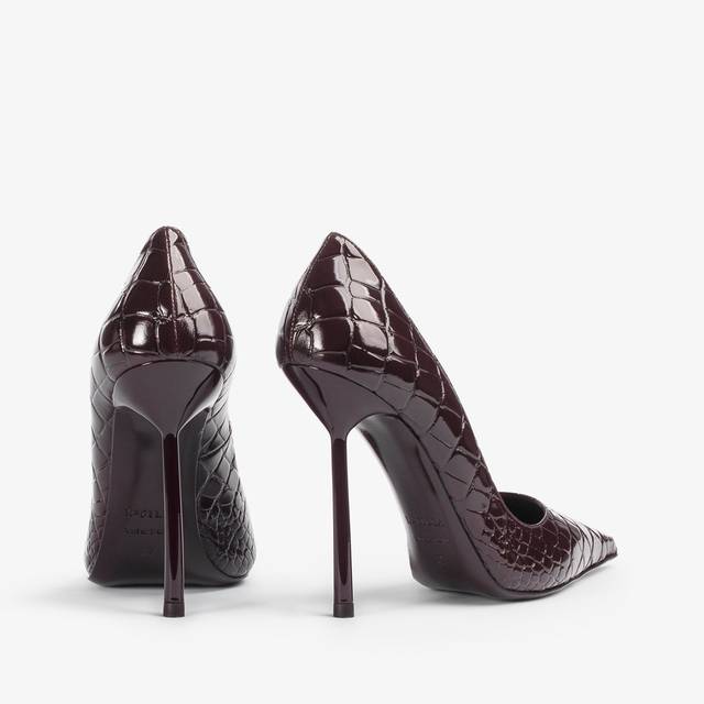 Le Silla Décolleté stampa cocco marrone fondente Offerte