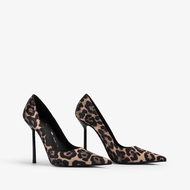 Le Silla Décolleté raso stampa leopardata Acquista Ora