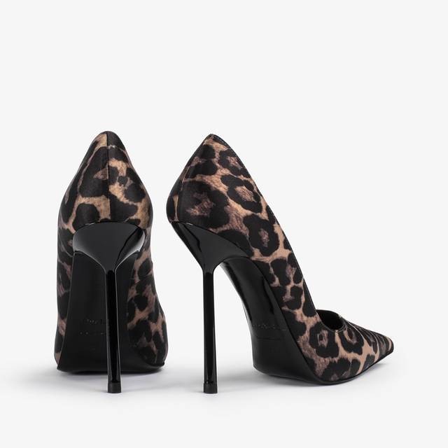 Le Silla Décolleté raso stampa leopardata Acquista Ora