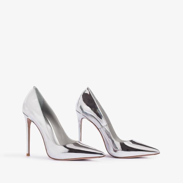 Le Silla Décolleté metallizzata argento Vendite Flash