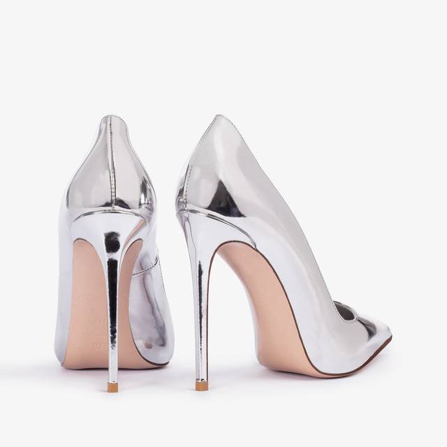 Le Silla Décolleté metallizzata argento Vendite Flash