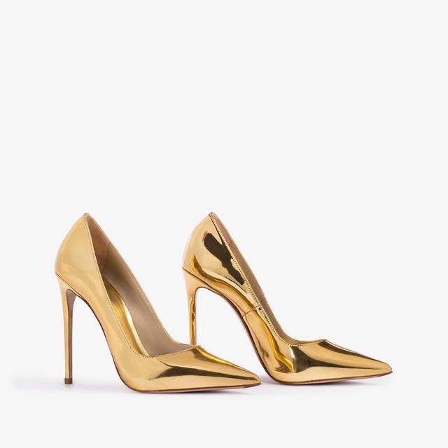 Le Silla Décolleté metallizzata oro pepita Negozio