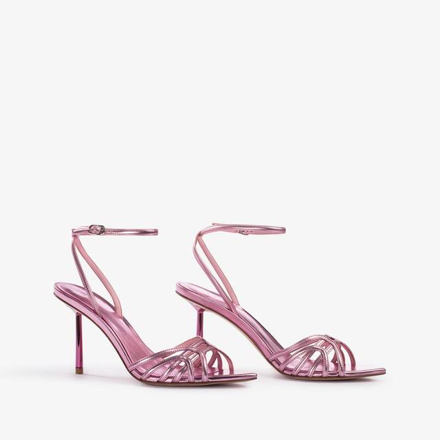Le Silla Sandalo metallizzato rosa dea Promozione