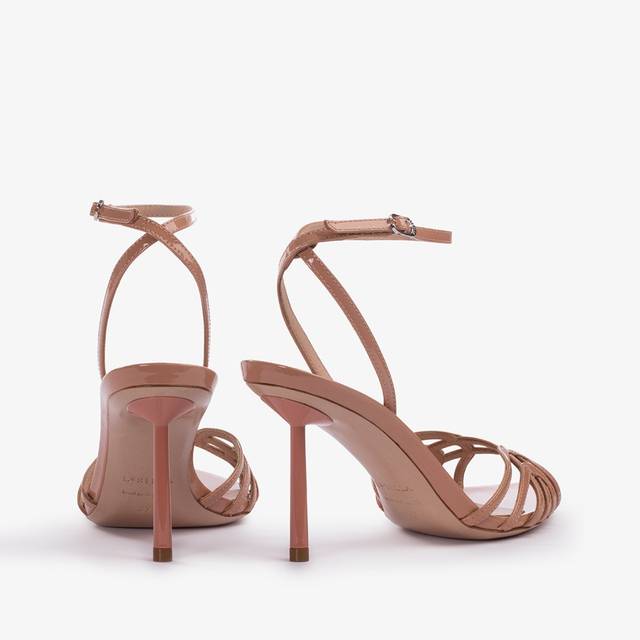 Le Silla Sandalo vernice nude phard Spedizione Gratuita