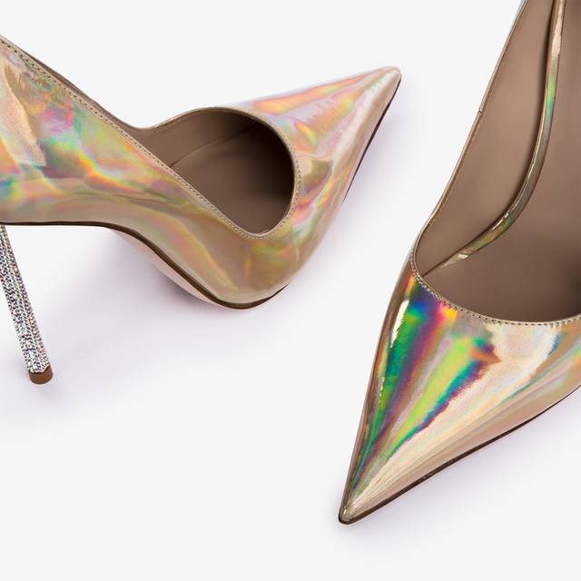 Le Silla Décolleté iridescente nude Acquista Ora
