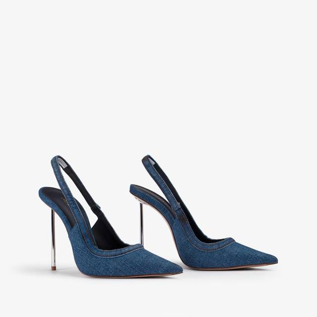 Le Silla Slingback denim blu Promozione Limitata