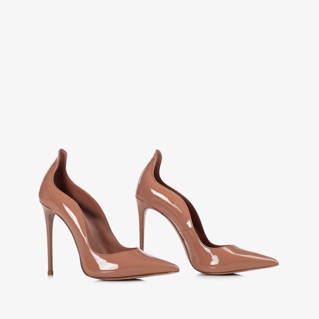 Le Silla Décolleté vernice marrone cake Hotsell