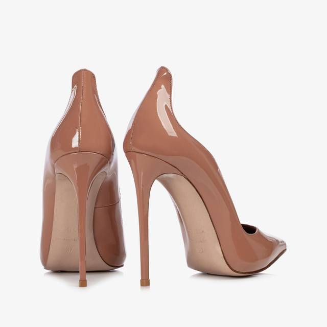 Le Silla Décolleté vernice marrone cake Hotsell
