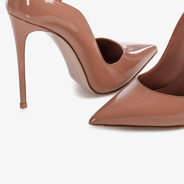 Le Silla Décolleté vernice marrone cake Hotsell
