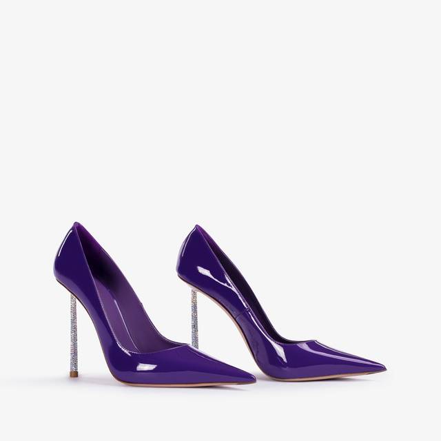 Le Silla Décolleté vernice viola queen Vendita Economica