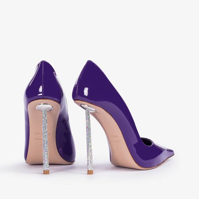 Le Silla Décolleté vernice viola queen Vendita Economica