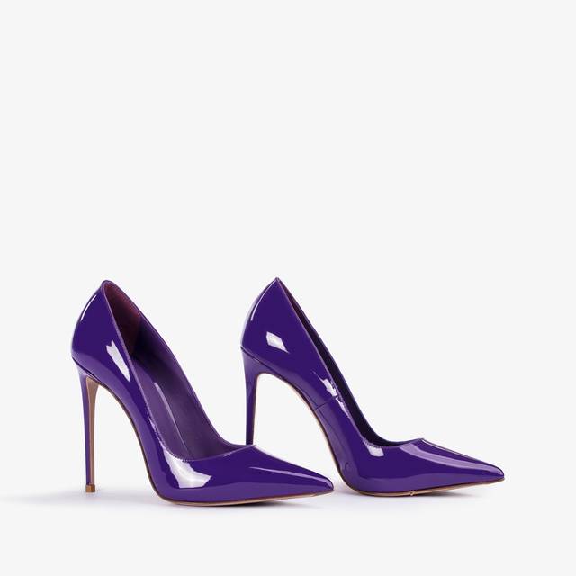 Le Silla Décolleté vernice viola queen Saldi Di Fabbrica