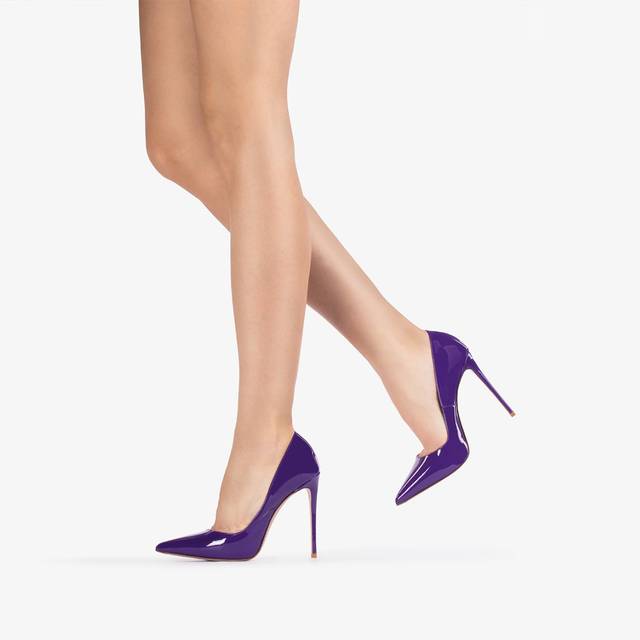 Le Silla Décolleté vernice viola queen Saldi Di Fabbrica