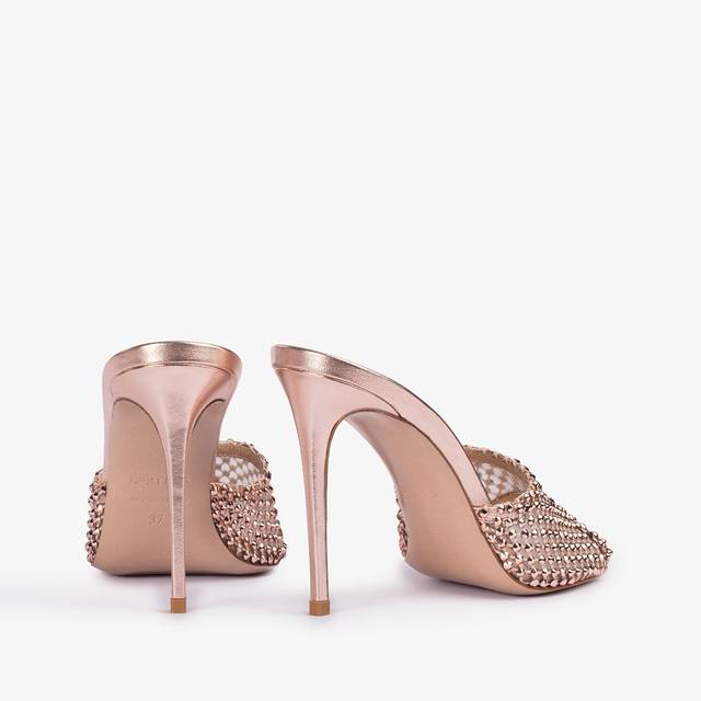 Le Silla Sandalo gioiello rete oro rosa Negozio