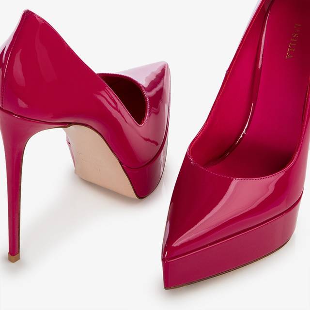 Le Silla Décolleté con plateau fucsia cosmopolitan Promozione Limitata