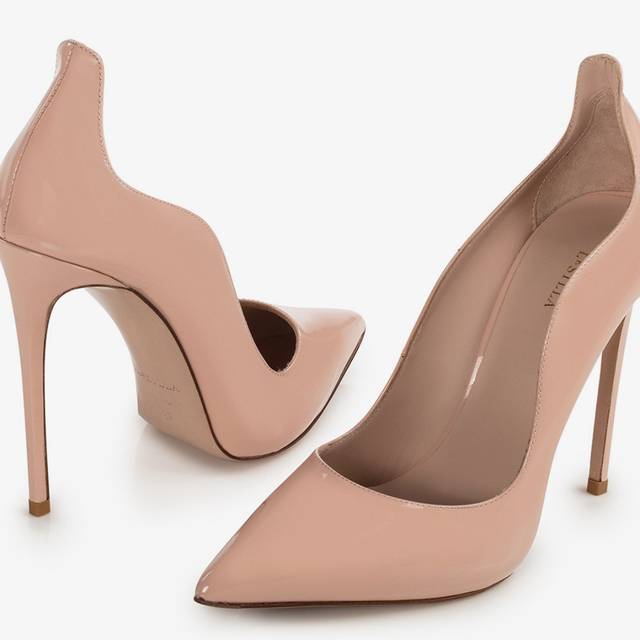 Le Silla Décolleté vernice nude skin Presa