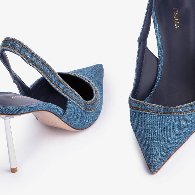 Le Silla Slingback denim blu I Più Venduti