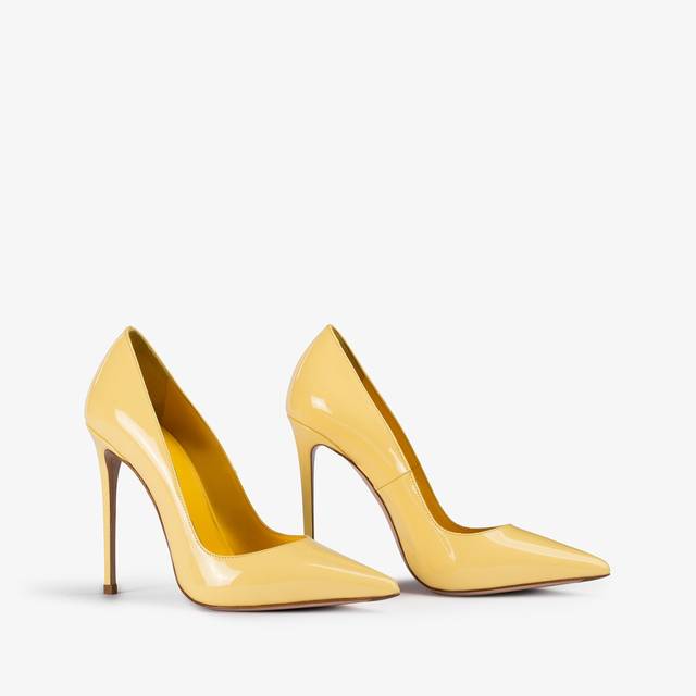 Le Silla Décolleté vernice gialla butter Nuova
