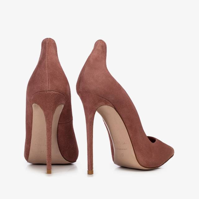 Le Silla Décolleté camoscio marrone cake Nuovo