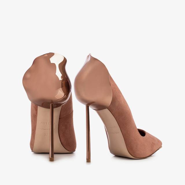 Le Silla Décolleté camoscio marrone cake Vendita Economica