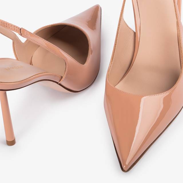 Le Silla Slingback vernice nude phard I Più Venduti