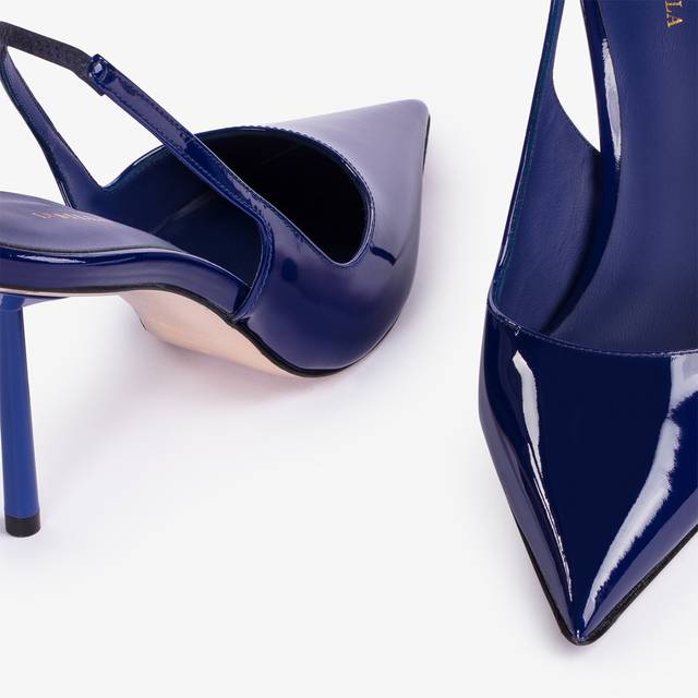 Le Silla Slingback vernice blu lazuli Vendite Flash
