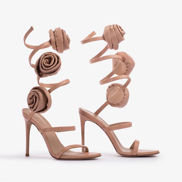 Le Silla Sandalo pelle nude phard e rose Negozi Online