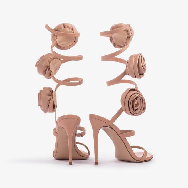Le Silla Sandalo pelle nude phard e rose Negozi Online
