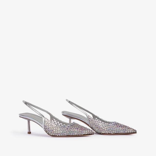 Le Silla Slingback gioiello rete argento eclissi Convenienza