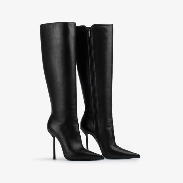 Le Silla Stivale al ginocchio pelle nero Hotsell