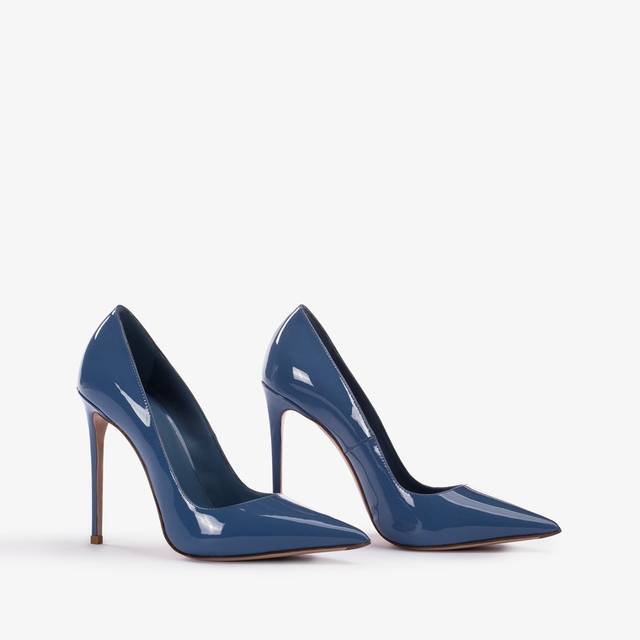 Le Silla Décolleté vernice azzurra nilo Negozio