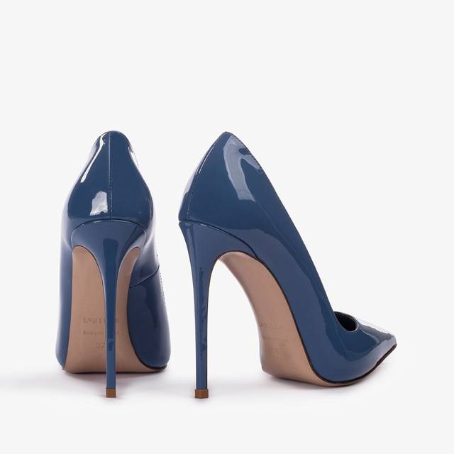 Le Silla Décolleté vernice azzurra nilo Negozio