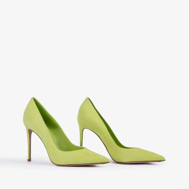 Le Silla Décolleté camoscio verde apple 2025