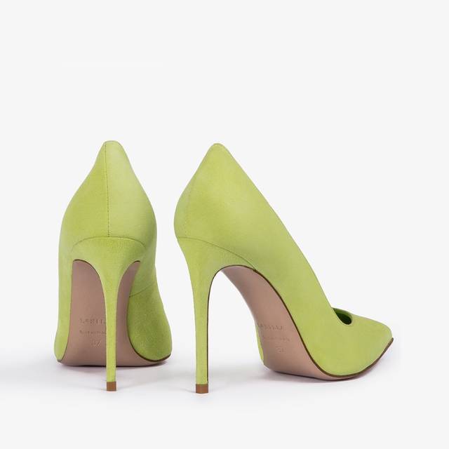 Le Silla Décolleté camoscio verde apple 2025