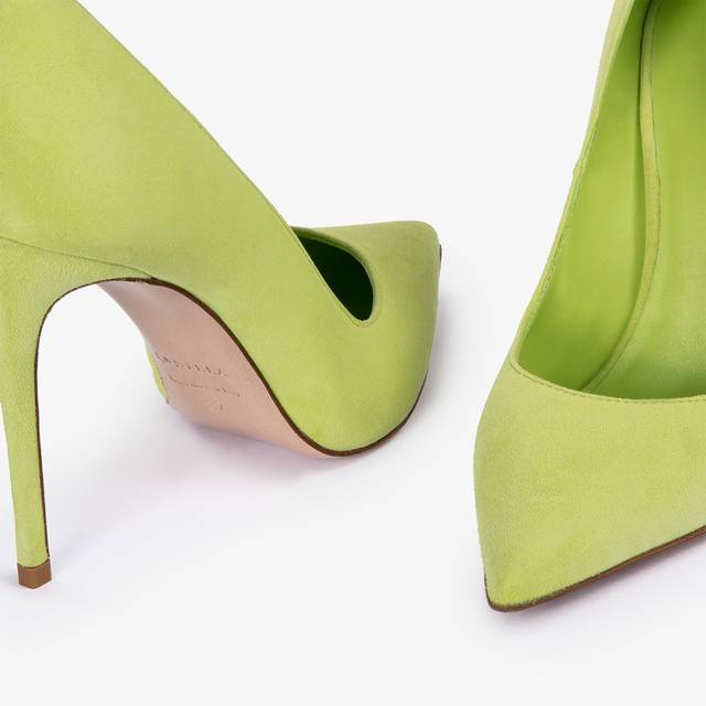 Le Silla Décolleté camoscio verde apple 2025